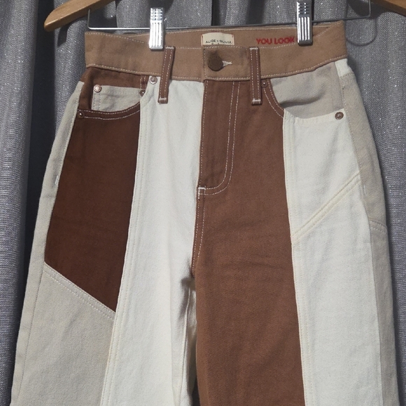 Alice + Olivia Tan Jeans - Picture 6 of 7